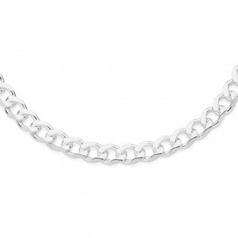 Angus & Coote Sterling silver gents 60cm solid curb chain offer