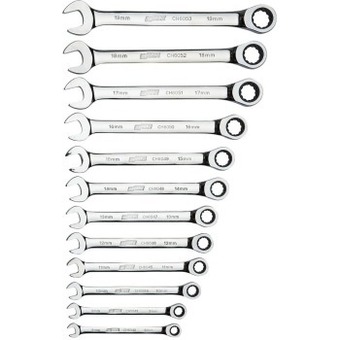 Autopro Chicane 12 piece metric ratchet spanner set offer