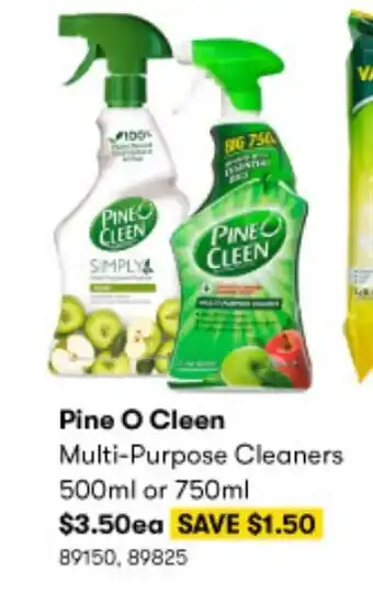 BIG W Pine O Clean Multi-Purpose Cleaners 500ml or 750ml offer