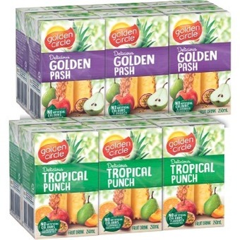 IGA Golden circle fruit drink 6x250ml selected varieties offer
