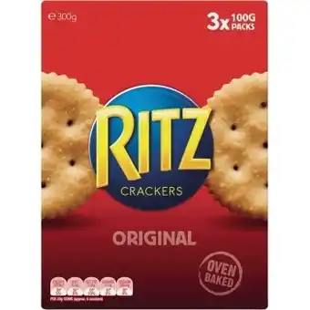 IGA Ritz crackers 300g selected varieties offer