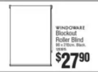 Bunnings Windoware Blockout Roller Blind offer
