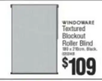 Bunnings Windoware Textured Blockout Roller Blind offer