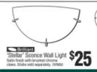 Brilliant Stellar Sconce Wall Light