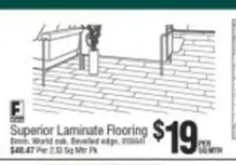 Bunnings Superior Laminate Flooring offer