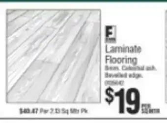 Bunnings Laminate Flooring per SQ MTR offer