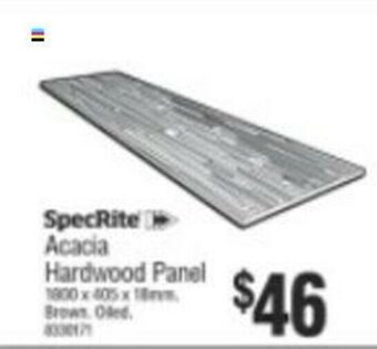 Bunnings SpecRite Acacia Hardwood Panel offer