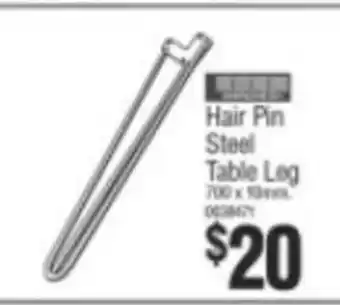 Bunnings Hair Pin Steel Table Leg offer