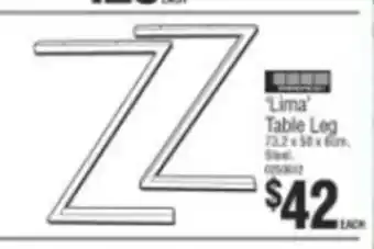 Bunnings Lima Table Leg offer