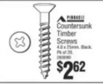 Bunnings Countersunk Timber Screws offer