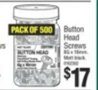 Bunnings Button Head Screws offer