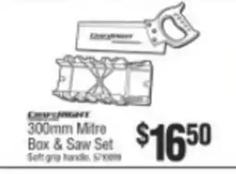 Bunnings 300mm Mitre Box & Saw Set offer