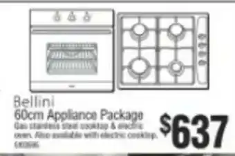 Bunnings Bellini 60cm Appliance Package offer