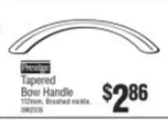 Prestige Tapered Bow Handle