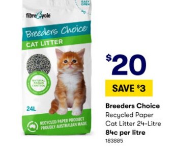 Breeders Choice Cat Litter 24 Litre