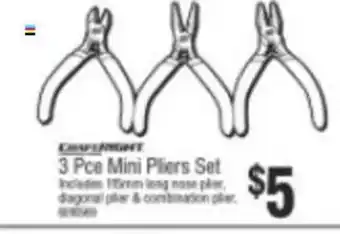 3 Pce Mini Pliers Set