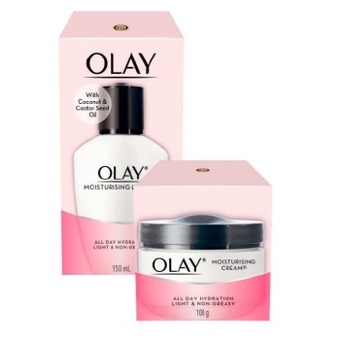 Coles Olay moisturising cream 100g or moisturising lotion 150ml offer