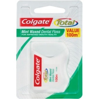Coles Colgate total mint dental floss 100 metre offer