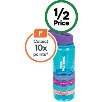 Woolworths Decor pumped bands tritan bottle 750ml offer