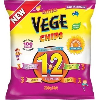 Woolworths Vege chip multipack 180-250g – from the health food aisle offer