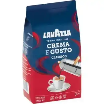 Woolworths Lavazza crema coffee beans or ground 1 kg offer