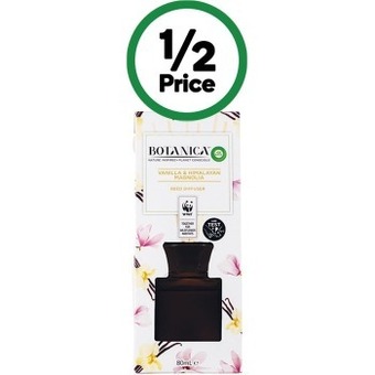 Botanica reeds 80ml or candles 205g