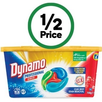 Woolworths Dynamo professional laundry capsules pk 28 offer