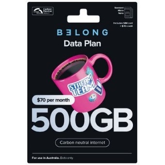 Woolworths Belong $70 data starter kit‡ offer