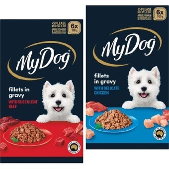 Woolworths My dog wet dog food 6 x 100g offer