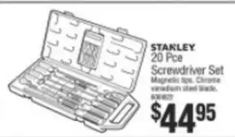 Bunnings Stakley 20 Pce Screwdriver Set offer