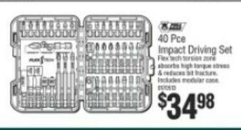 Bunnings 40 Pce Impact Driving Set offer