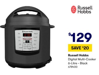 BIG W Russell Hobbs Digital Multi-Cooker 6-Litre offer