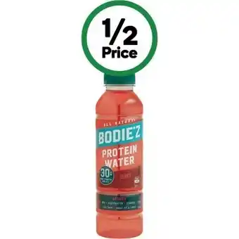 Woolworths Bodiez protein water berry optimum 500ml^ offer