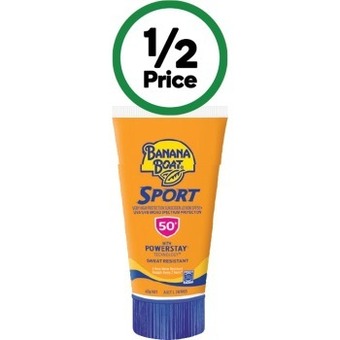 Woolworths Banana boat spf50+ sunscreen sport 200g* offer