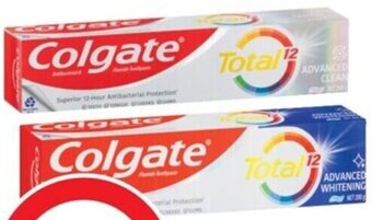 Coles Colgate Total Advanced Toothpaste 200g offer