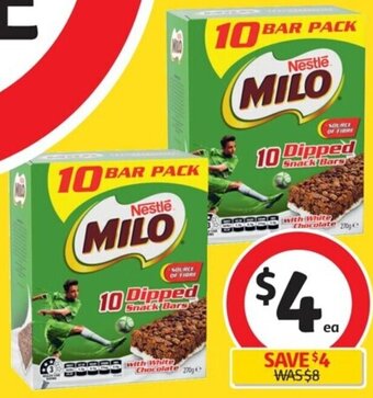 Coles Nestle Milo Bars Value Pack 270g offer