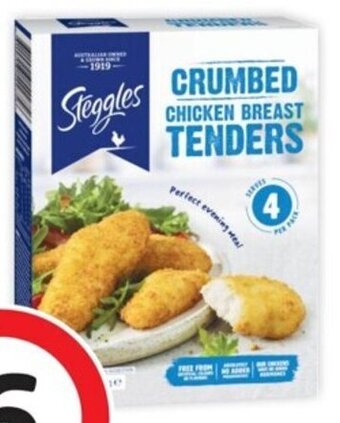Coles Steggles Chicken Tenders 400g offer
