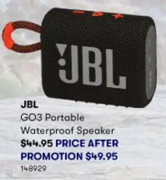 BIG W JBL GO3 Portable offer