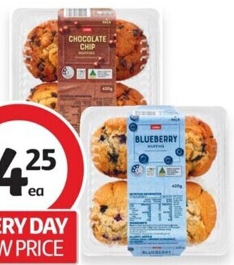 Coles Coles Muffins 4 Pack offer