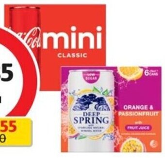 Coles Coca-Cola, Fanta, Sprite or Deep Spring Soft Drink 6x250mL offer