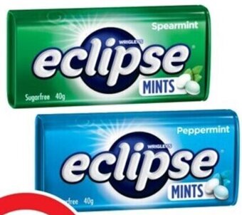 Coles Eclipse Mints 40g offer