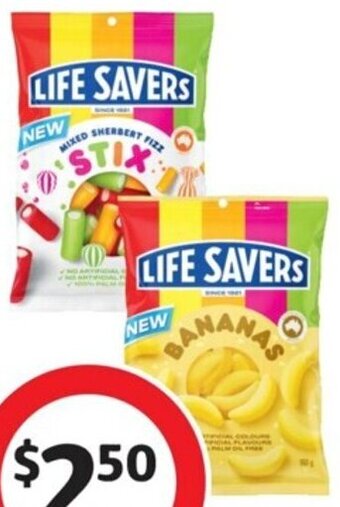 Coles Lifesavers Candy 160g-220g offer