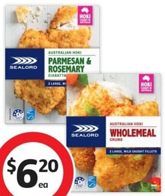 Coles Sealord Hoki Fillets 280g-300g offer