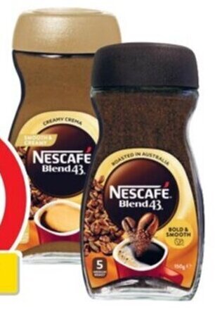 Nescafe Blend 43 Instant Coffee 140g-150g