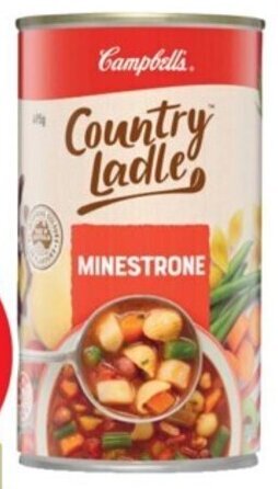 Coles Campbell's Country Ladle Soup 495g-505g offer