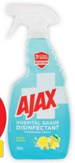 Coles Ajax Disinfectant Spray 500mL offer