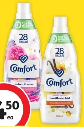 Coles Comfort Fragnance Fabric Conditioner 900mL offer