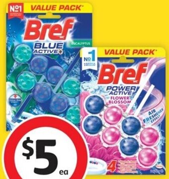 Coles Bref Twin Pack 100g offer