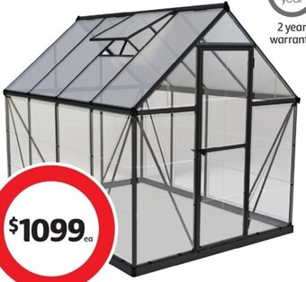 Coles Maze Grey Frame 6x8ft Green House offer