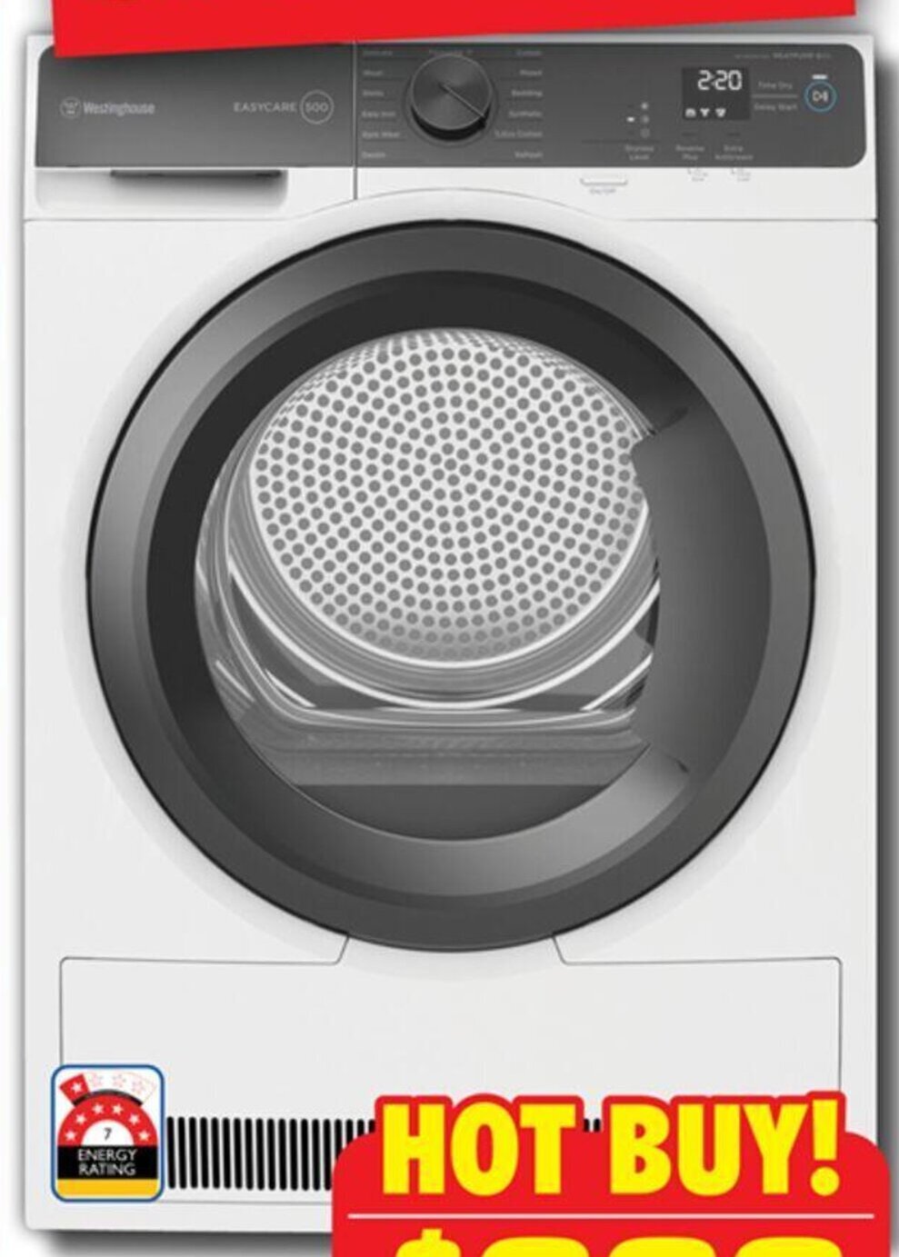 Westinghouse 8kg Heat Pump Dryer offer at The Good Guys